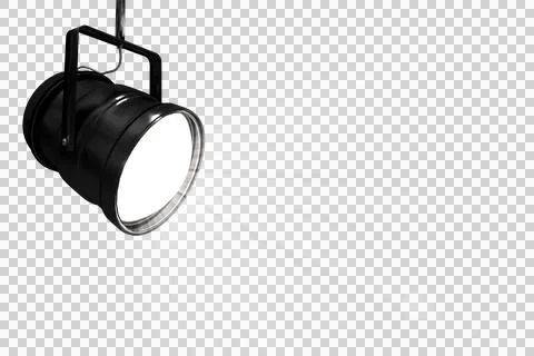 Stage light against white background Stockillustratie