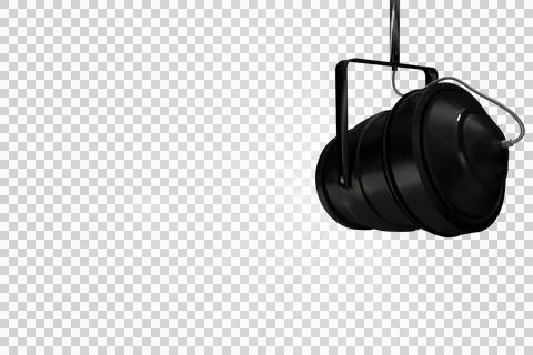 Stage light against white background Stockillustratie