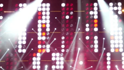 Stage Light And Fireworks during a show Video stock 242381505
