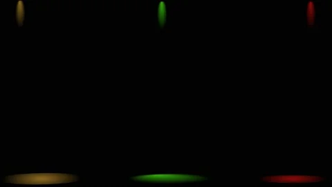 Stage light animation with black background,best animation in 4k. Stock Footage 201025828