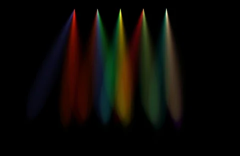 Stage light beam 2 Stock Footage 95697518