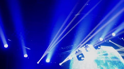 Stage Light on a concert Vídeos de archivo 242332626