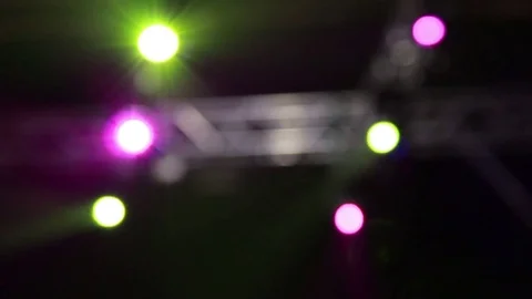 The stage light. Dynamic light in the scene.  Beautiful background Stock Footage 73669787