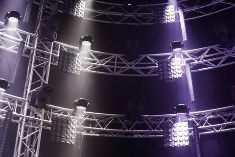 Stage light equipment Stock Photos