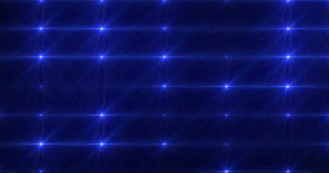 Stage Light Optical Flares Blue Event Club Visual 4K Stock Footage 61959039