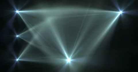 Stage Light Optical Flares Event Club Visual Video stock 61831423