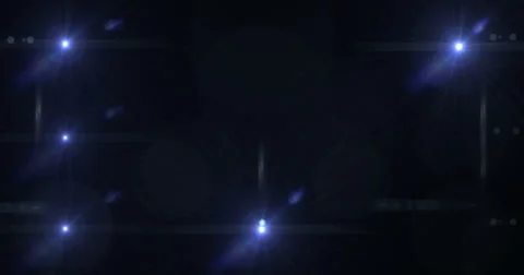 Stage Light Optical Flares Event Club Visual Video stock 61834277