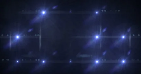 Stage Light Optical Flares Event Club Visual Video stock 61834413