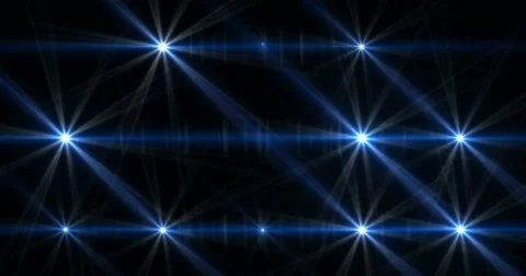 Stage Light Optical Flares Event Club Visual Stock Footage 61835906