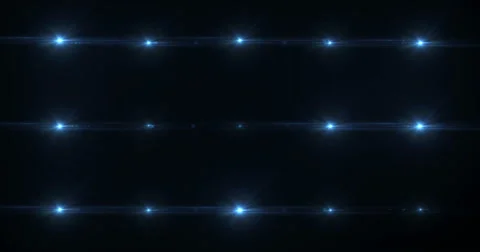 Stage Light Optical Flares Event Club Visual Stock Footage 61836091