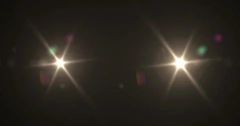 Stage Light Optical Flares Event Club Visual Stock Footage 61836283