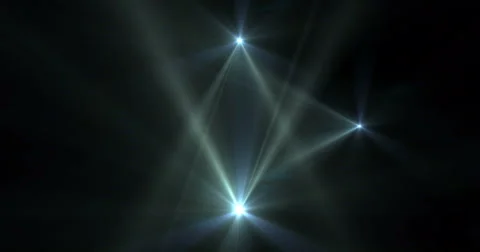 Stage Light Optical Flares Event Club Visual Stock Footage 61836468