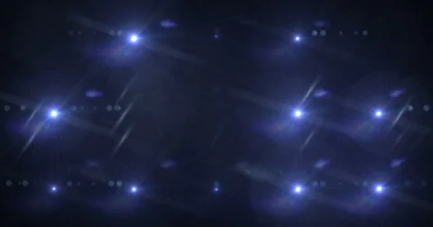 Stage Light Optical Flares Event Club Visual Stock Footage 61836706