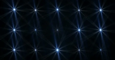 Stage Light Optical Flares Event Club Visual Stock Footage 61836876