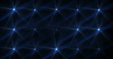 Stage Light Optical Flares Event Club Visual Stock Footage 61837675