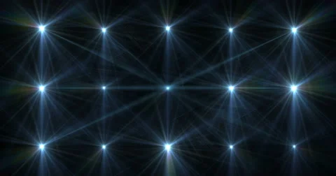 Stage Light Optical Flares Event Club Visual Stock Footage 61837848