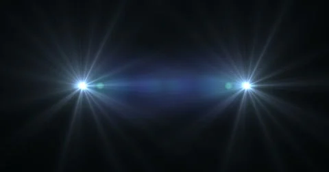 Stage Light Optical Flares Event Club Visual Stock Footage 61837889
