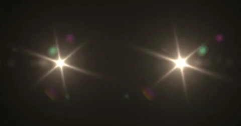 Stage Light Optical Flares Event Club Visual Stock Footage 61837986