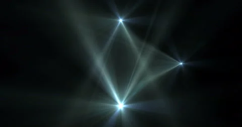 Stage Light Optical Flares Event Club Visual Stock Footage 61838117