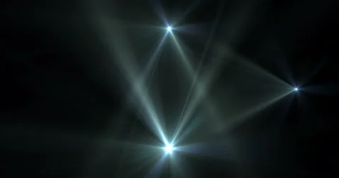 Stage Light Optical Flares Event Club Visual Stock Footage 61838133