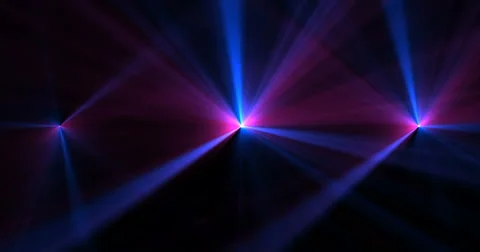 Stage Light Optical Flares Event Club Visual Stock Footage 61838643