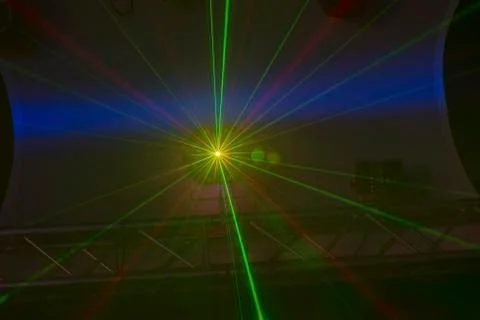 Stage light rays Stock Photos