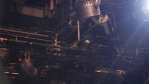 Stage Light Set (3 Video Clips) Stock Footage 74760882