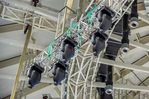 Stage light source Foto stock