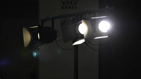 Stage light standby Stock Footage 220610790