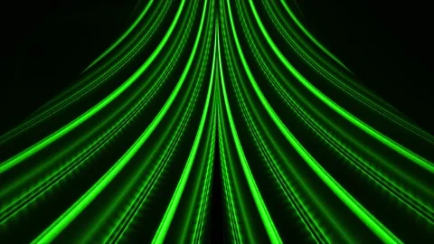 Stage light streaks element green Stock Footage 200883956