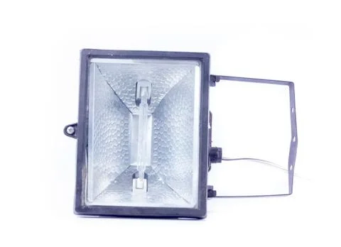 Stage light on white background. Stock Photos