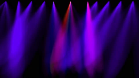 Stage lighting CG light animation motion graphics Stock Footage 196968789