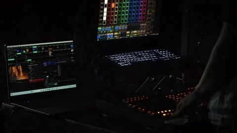 Lighting Control Panel Stock Video Footage | Royalty Free Lighting ...