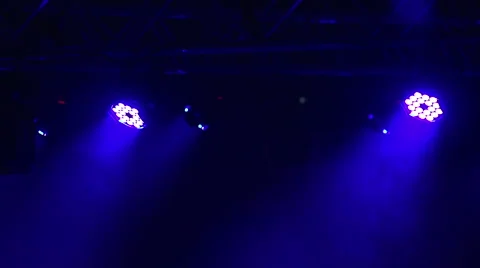 Stage lighting equipment. Real time. Video stock 65299353