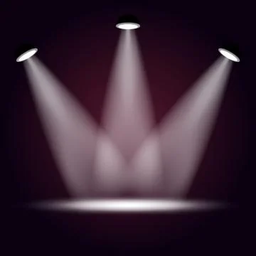 Stage lighting Stock Illustration