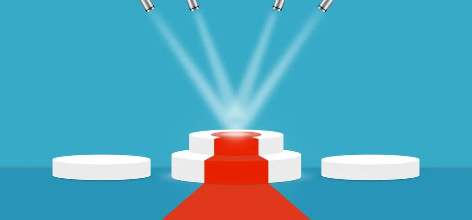 Stage lighting Stock Illustration