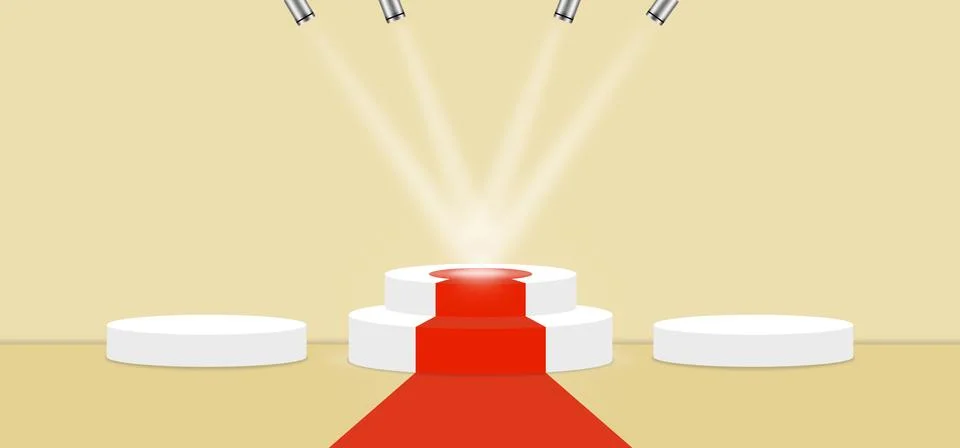Stage lighting Stock Illustration