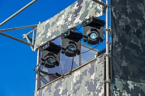 Stage lighting Stock Photos