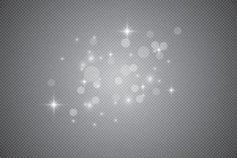 Stage lighting, transparent effects. Bright lighting with spotlights. Stock Illustration