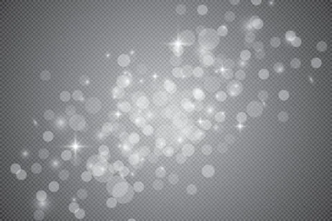 Stage lighting, transparent effects. Bright lighting with spotlights. Stock Illustration