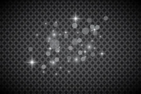 Stage lighting, transparent effects. Bright lighting with spotlights. Stock Illustration