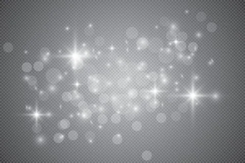 Stage lighting, transparent effects. Bright lighting with spotlights. Stock Illustration