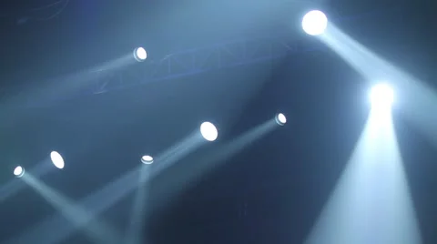 Stage Lights 2 Stock Footage 61385596