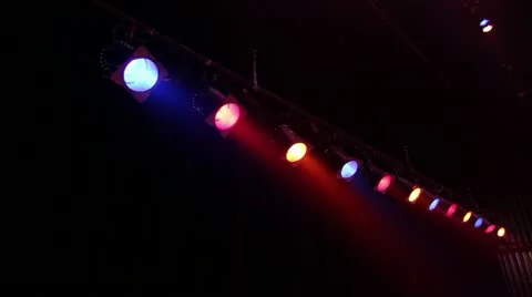 Stage Lights 3 Stock Footage
