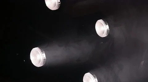 Stage lights are lit Stock Footage 64460781
