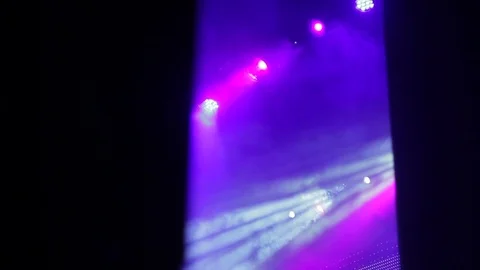 Stage Lights, Bright stage lights flashing Stock Footage 85201981