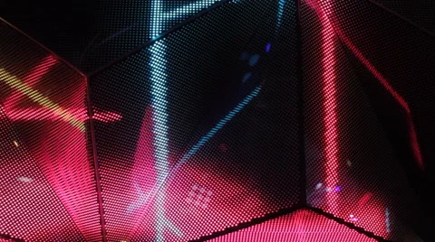 Stage lights disco Stock Footage 49312939