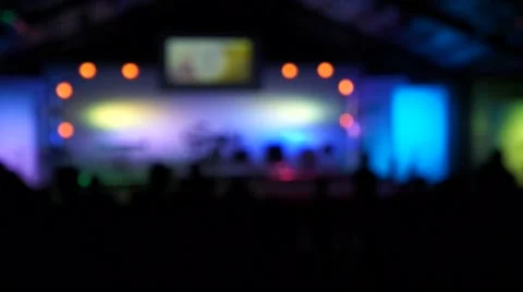 Stage lights  flicker (Un-sharp) Video stock 46184079