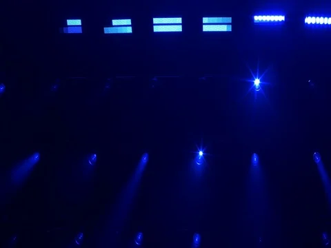 Stage Lights Stock Footage 76417768