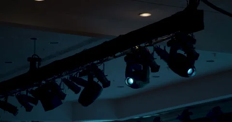 Stage Lights Stock Footage 264068265